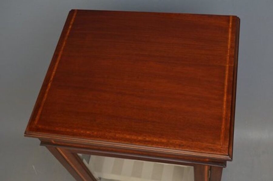 ELEGANT EDWARDIAN MAHOGANY CABINET - Image 3