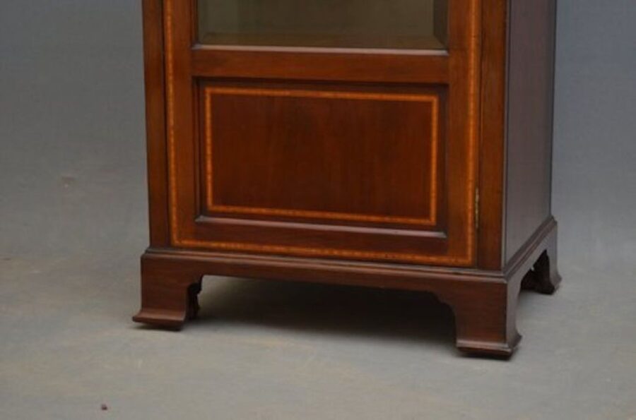 ELEGANT EDWARDIAN MAHOGANY CABINET - Image 5
