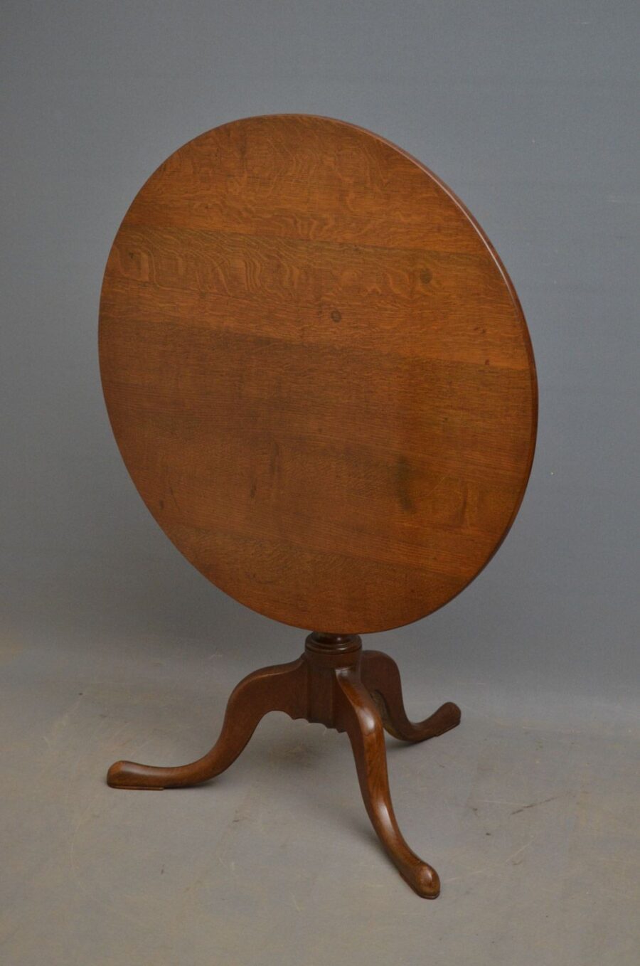 George III Oak Tilt Top Table