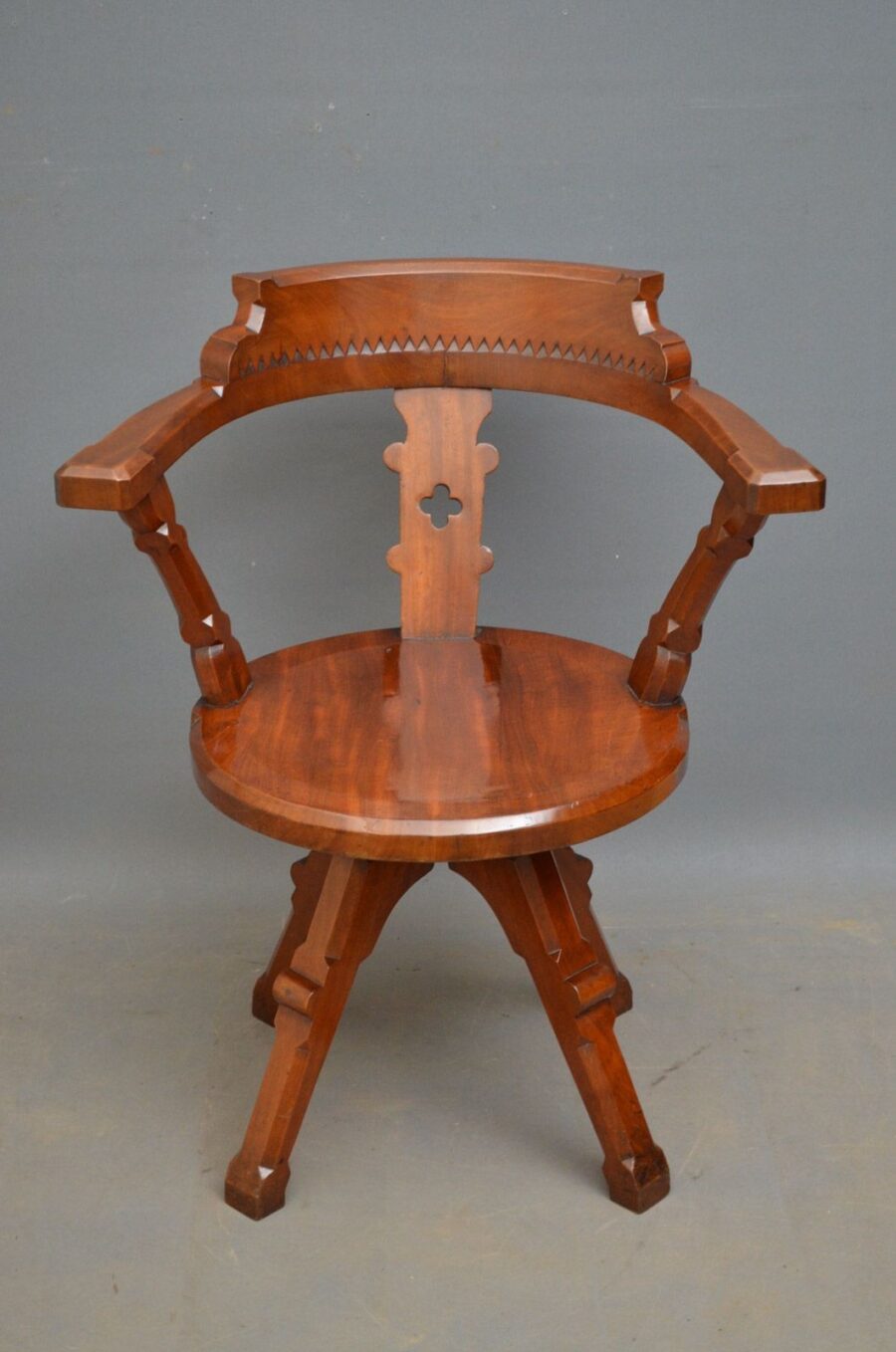 Victorian Mahogany Office Chair