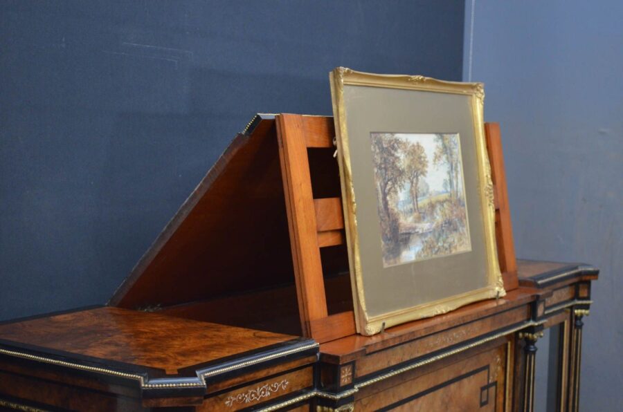 Exhibition Quality Credenza with Picture Stand and Storage - Image 3