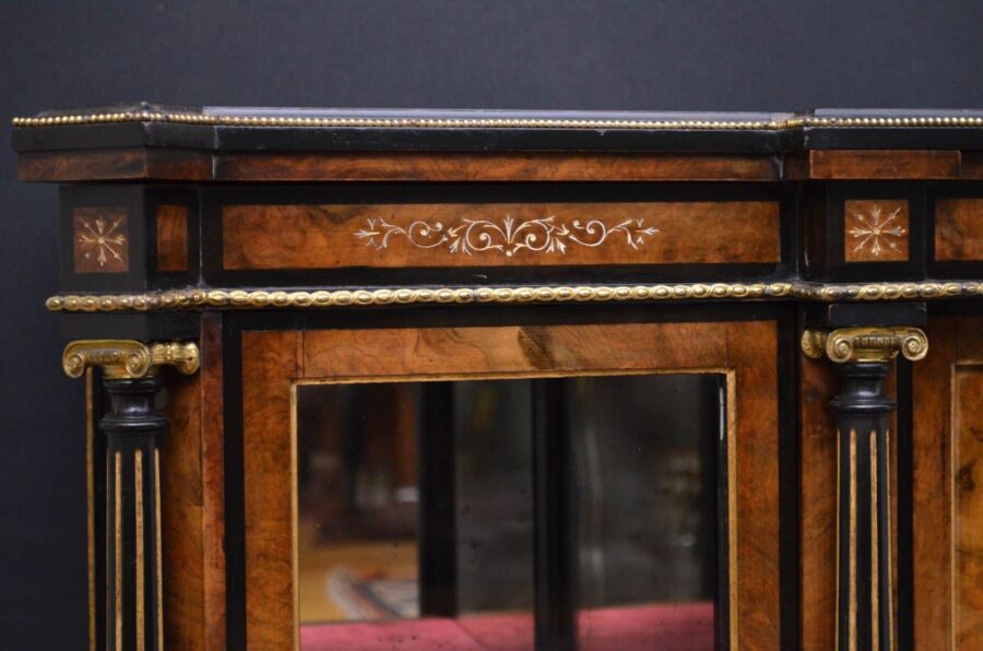 Exhibition Quality Credenza with Picture Stand and Storage - Image 5