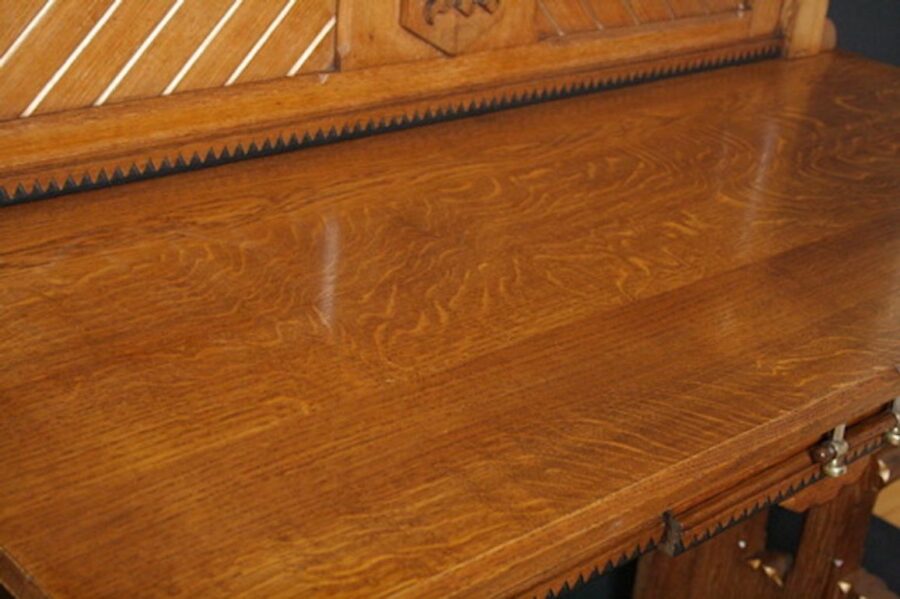 Superb Quality Victorian Console Table - Oak Hall Table - Image 6