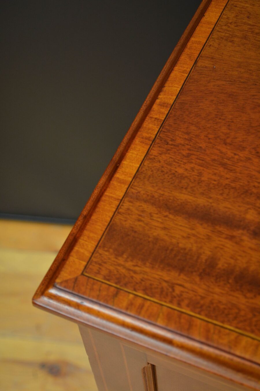 Edwardian Mahogany Two Door Cabinet Low - Image 7