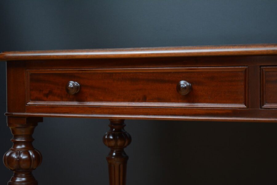 Victorian Mahogany Writing Table / Dressing Table - Image 10