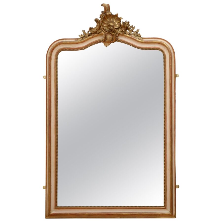Antique 19th Century Wall Mirror - Image 2