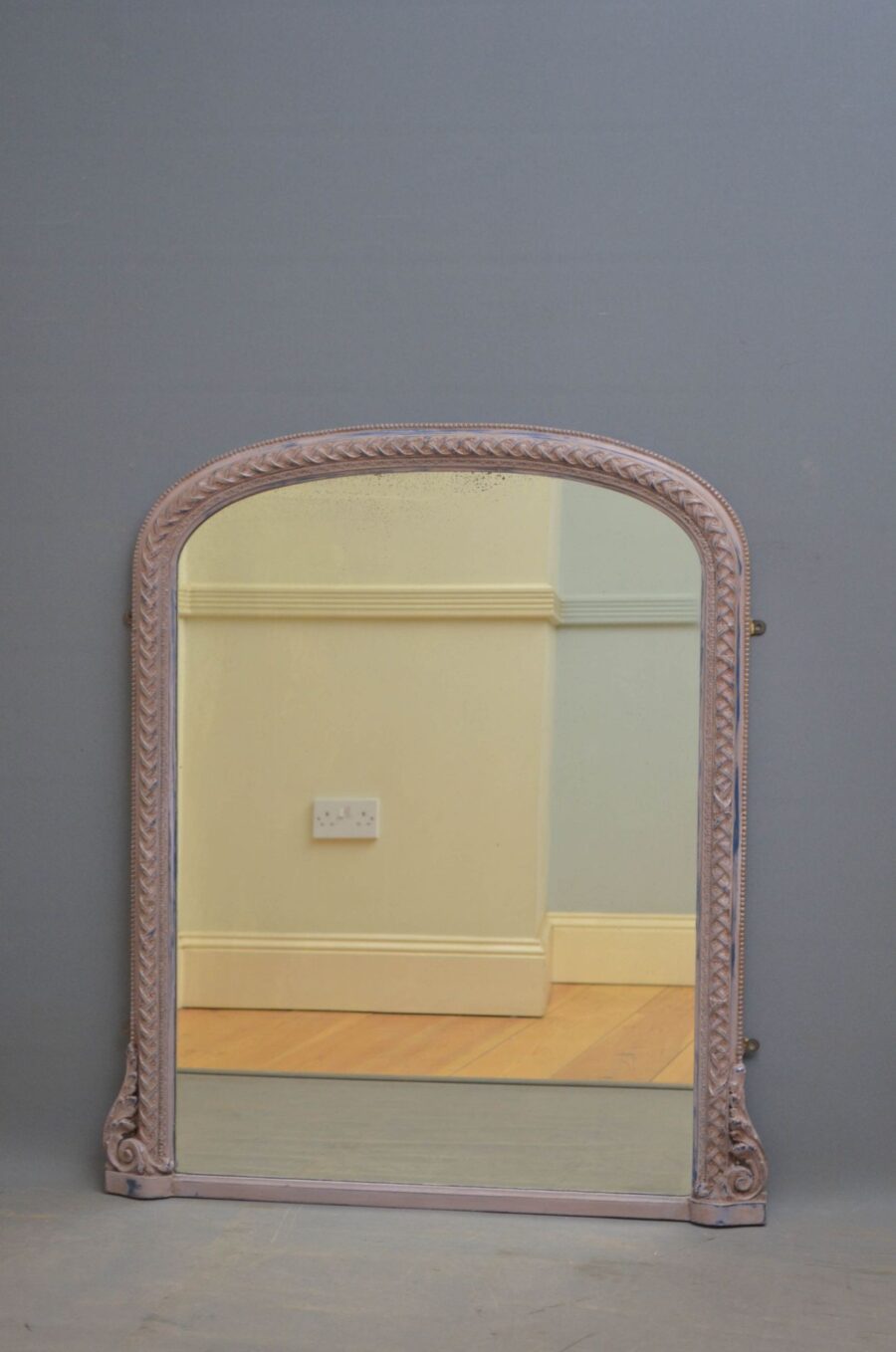 Late 19th Century Painted Wall Mirror - Image 2