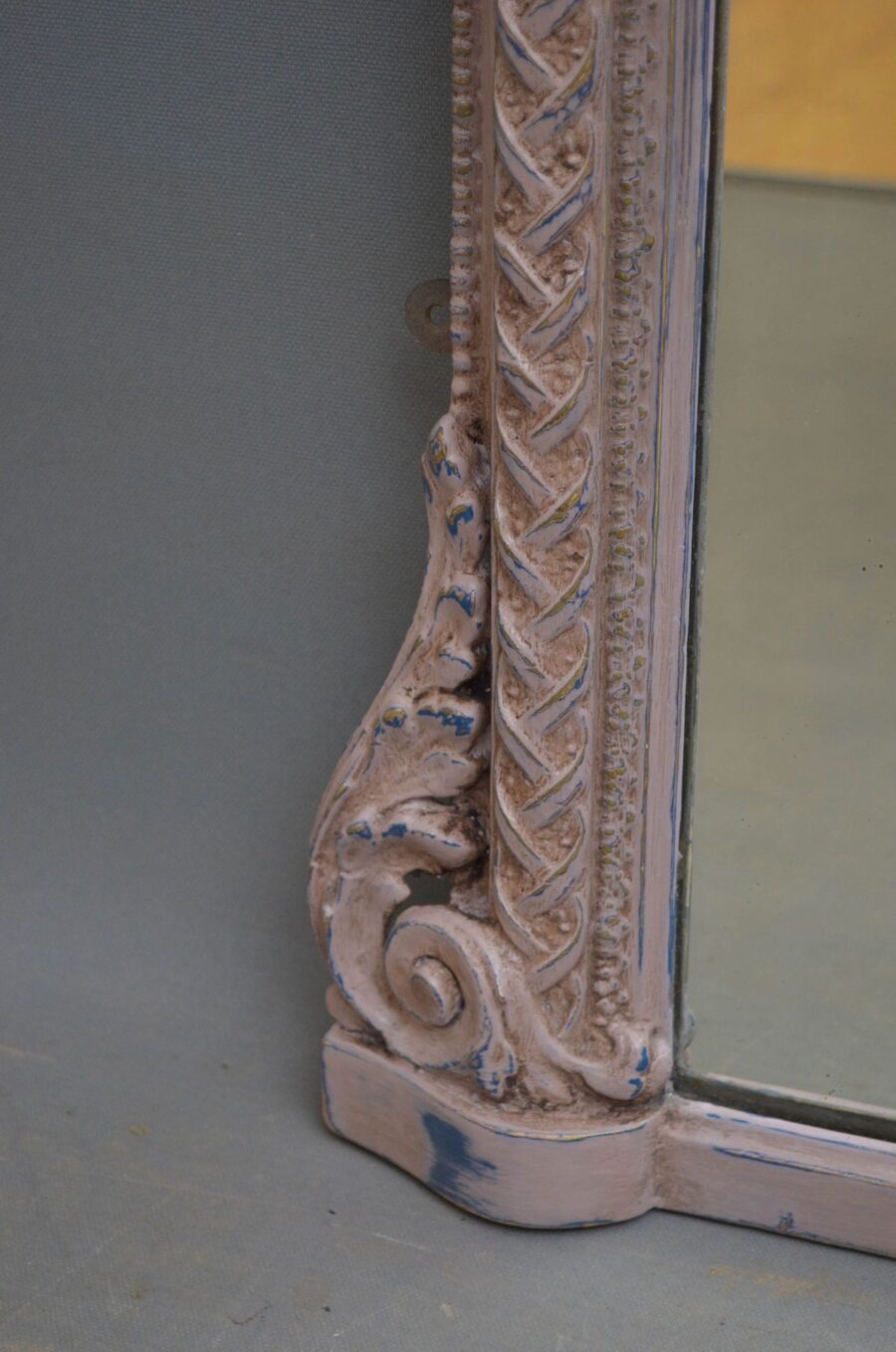 Late 19th Century Painted Wall Mirror - Image 3