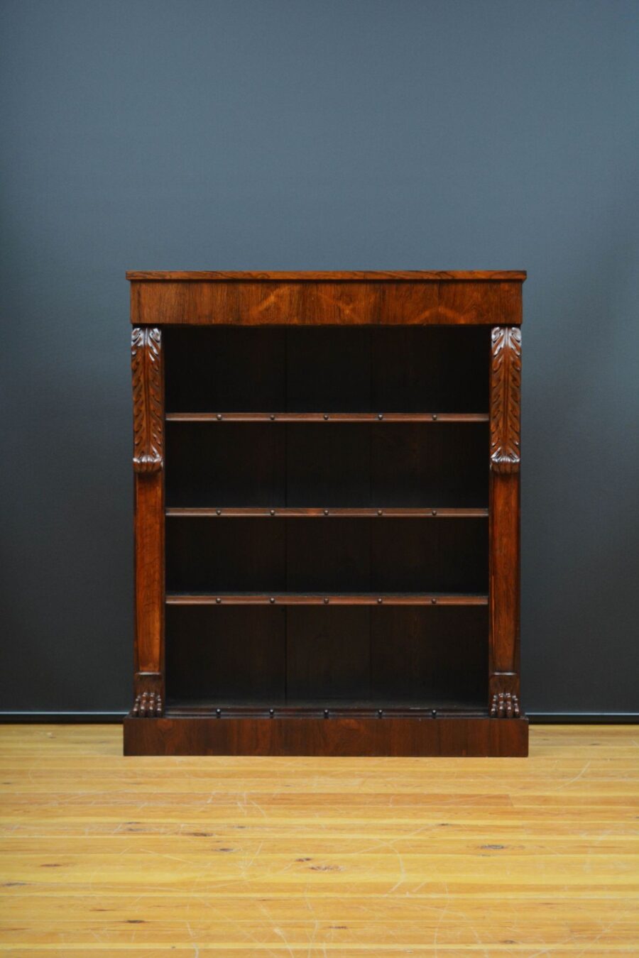 William IV Open Bookcase in Rosewood - Image 3