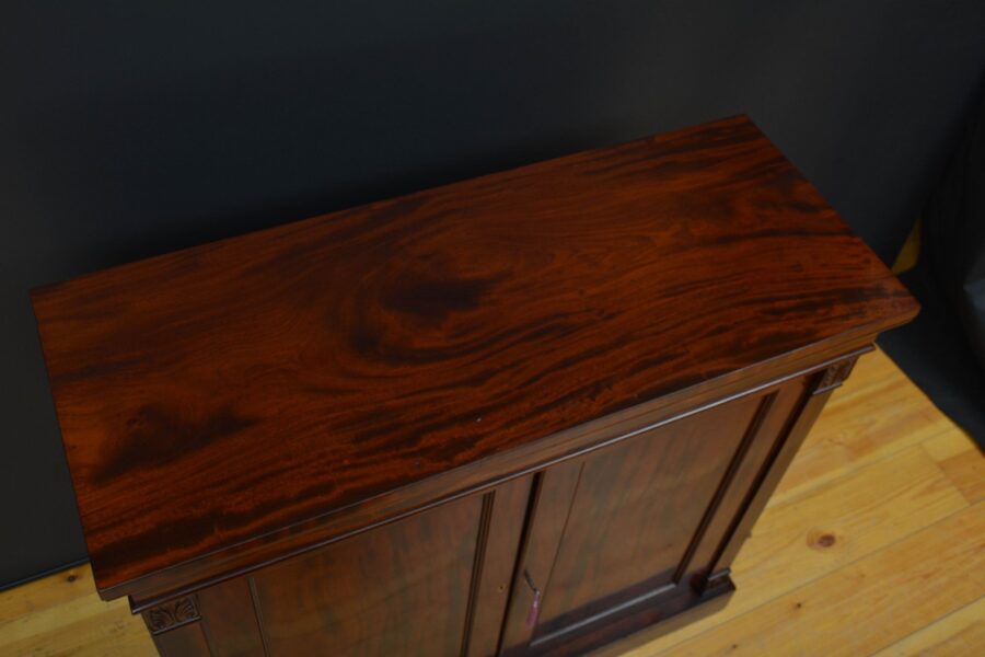 Finest Quality English William IV Two Door Chiffonier in Mahogany - Image 4
