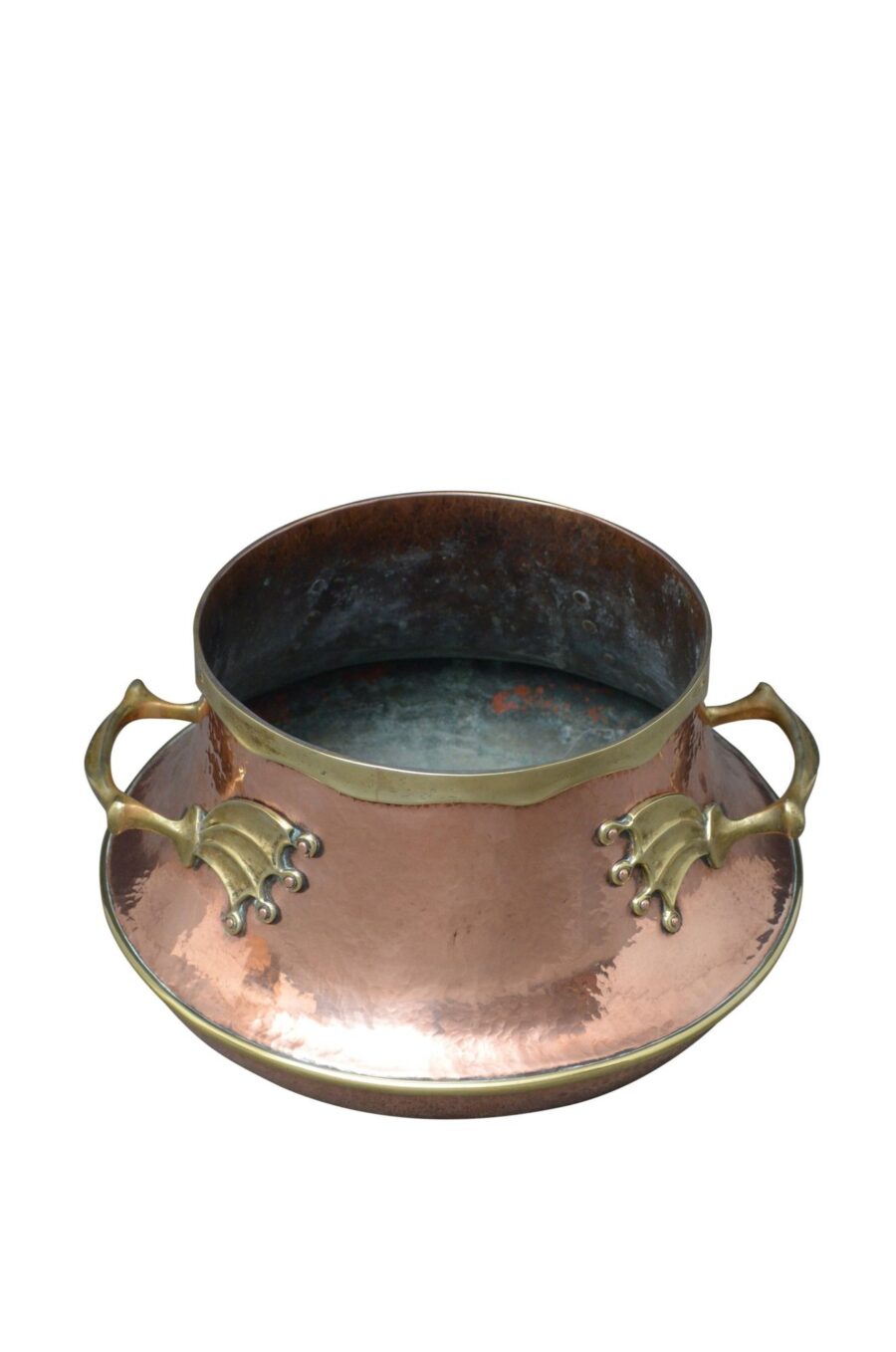 Large Victorian Copper and Brass Vessel - Image 4