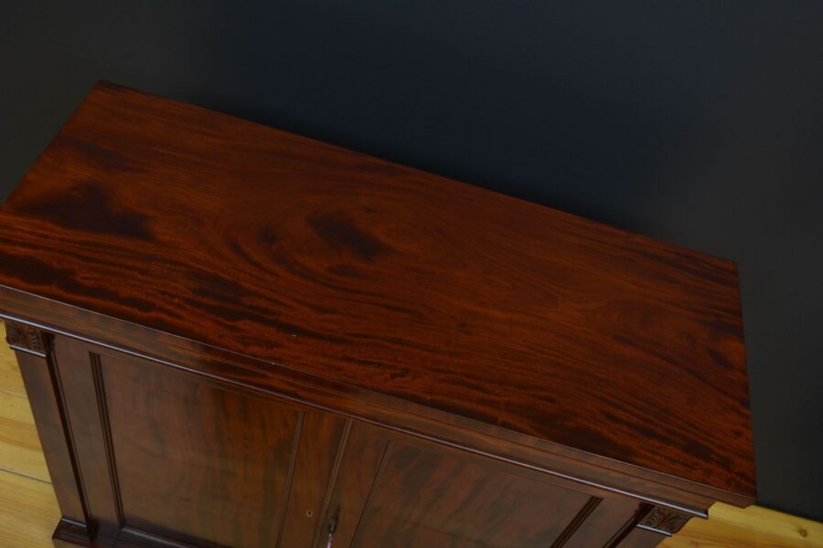 Finest Quality English William IV Two Door Chiffonier in Mahogany - Image 5