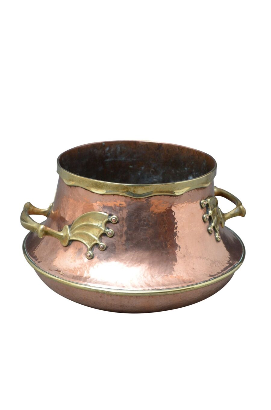 Large Victorian Copper and Brass Vessel - Image 5