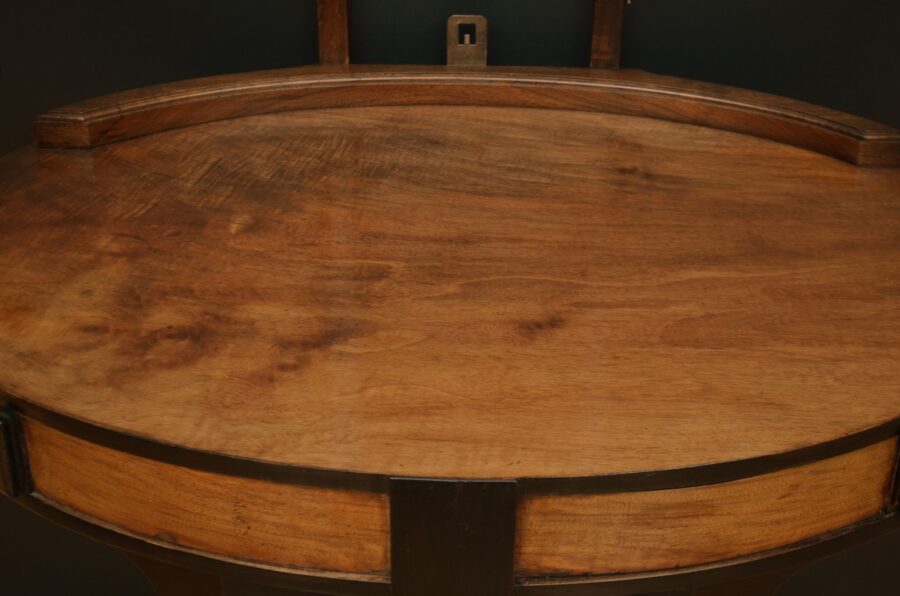 Art Deco Figured Walnut Dressing Chest or Dressing Table - Image 6