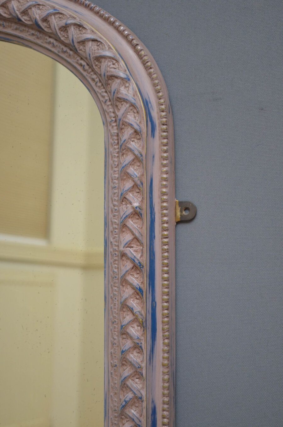 Late 19th Century Painted Wall Mirror - Image 6