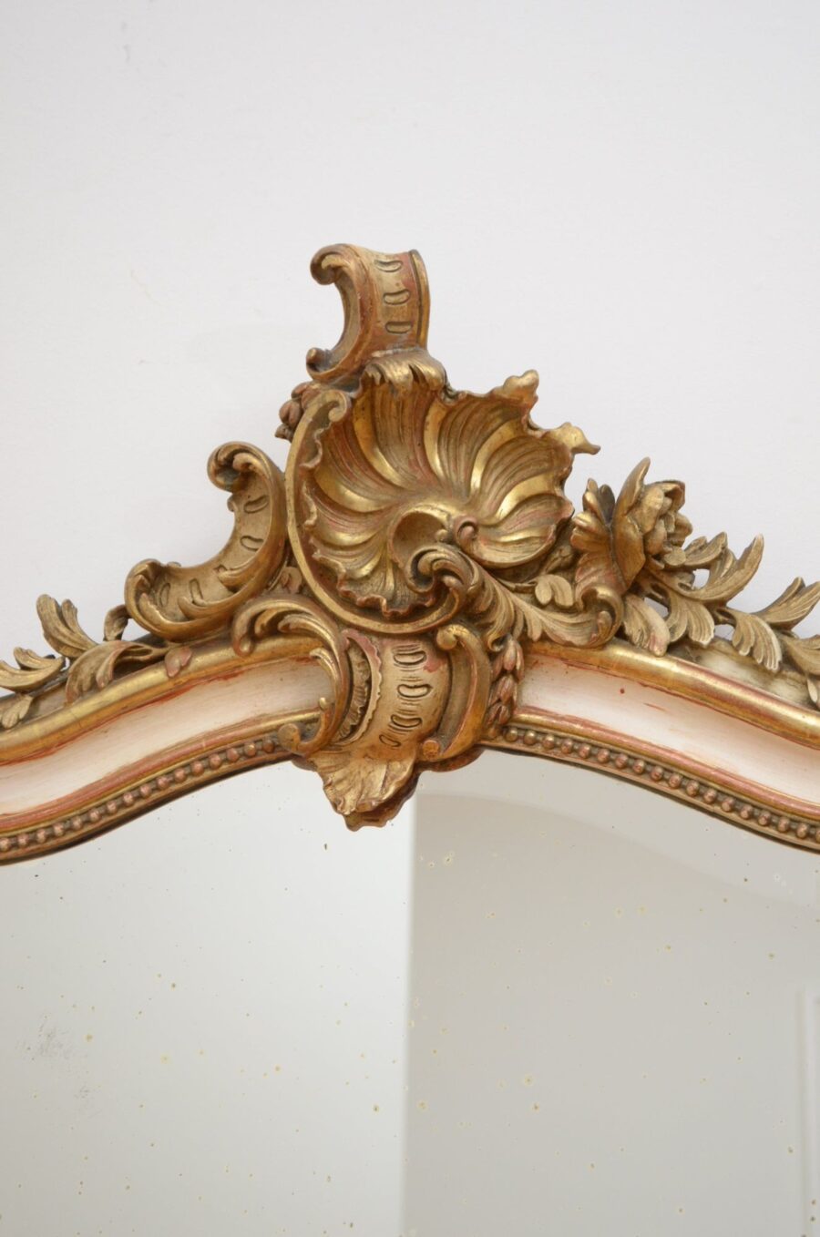 Antique 19th Century Wall Mirror - Image 6