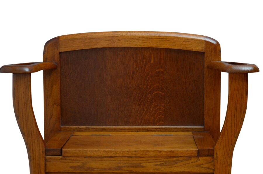 Stylish Art Deco Hall Bench - Image 7
