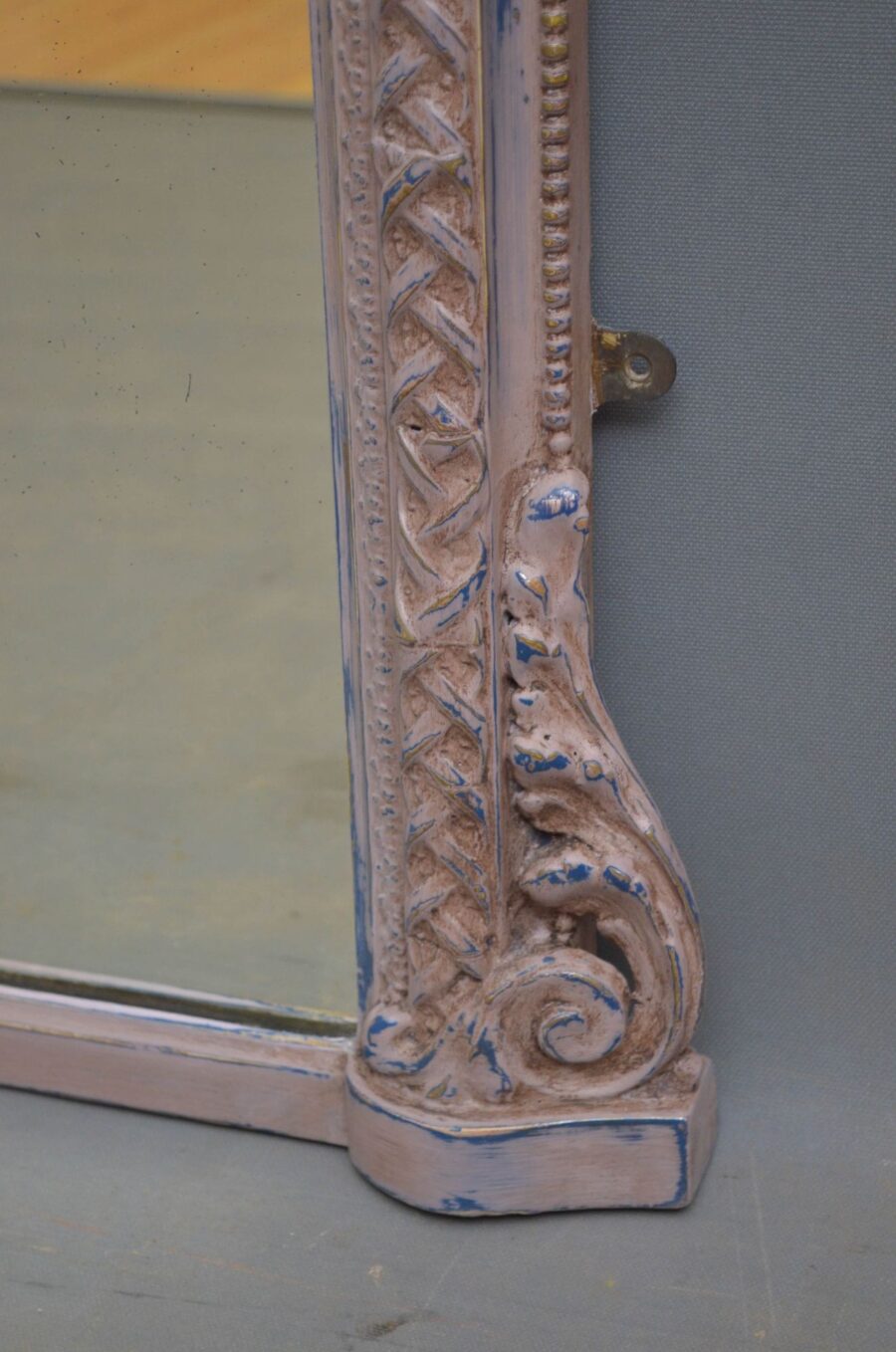 Late 19th Century Painted Wall Mirror - Image 7
