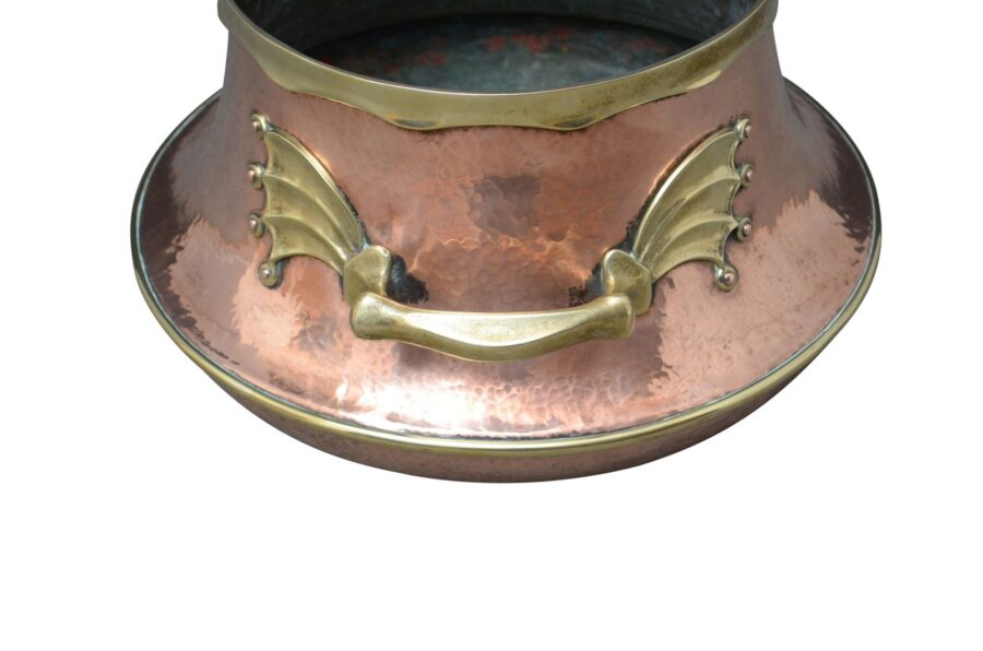 Large Victorian Copper and Brass Vessel - Image 7