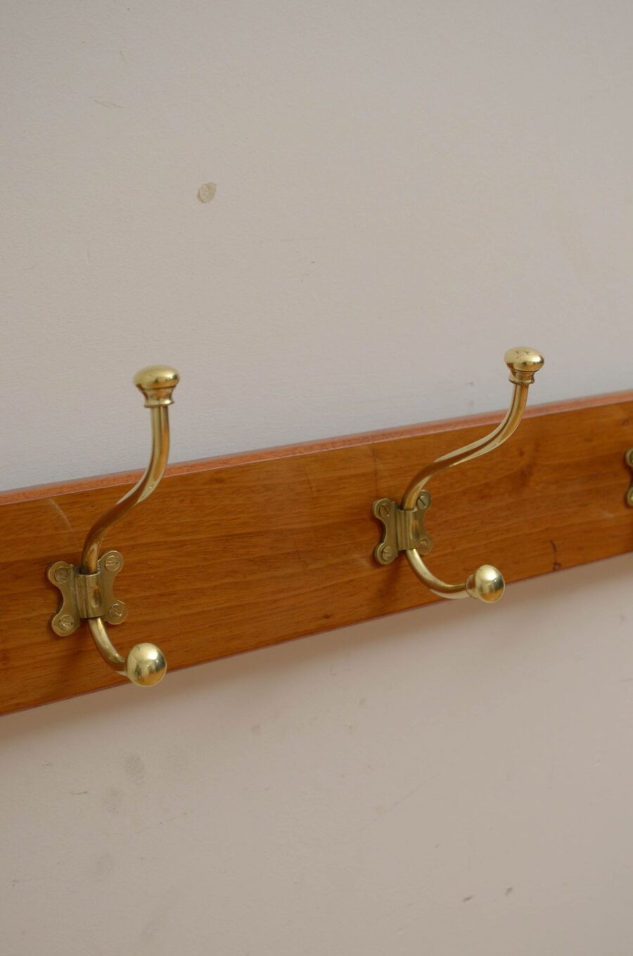 Victorian Coat Rack Walnut Coat Hooks - Image 8