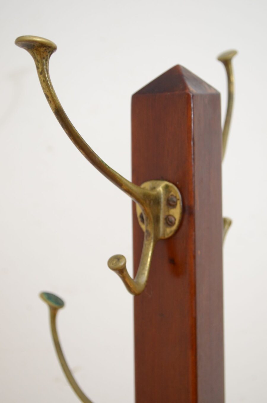 Arts and Crafts Coat Stand in Solid Mahogany - Image 9
