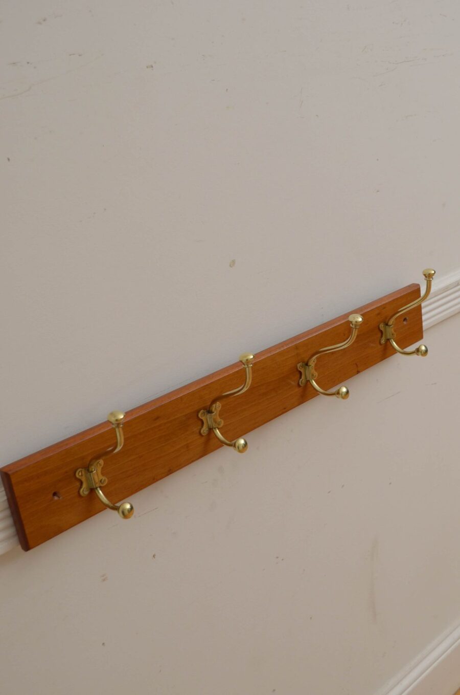 Victorian Coat Rack Walnut Coat Hooks - Image 10