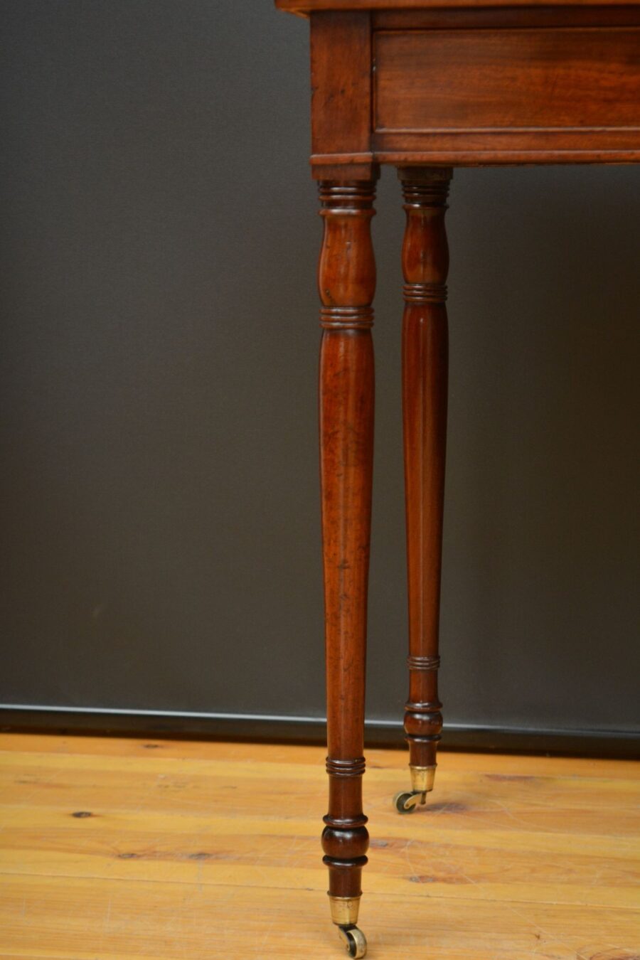 Fine George III Mahogany Side Table / Writing Table - Image 11