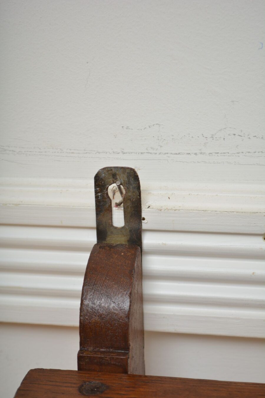 Vintage Oak Coat Rack Coat Hooks in Oak - Image 12