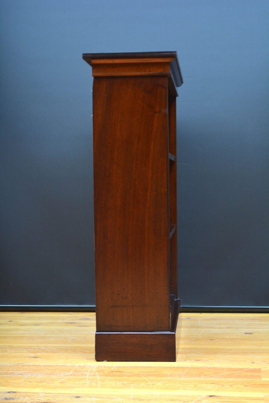 Victorian Walnut Open Bookcase of Narrow Proportions - Image 13