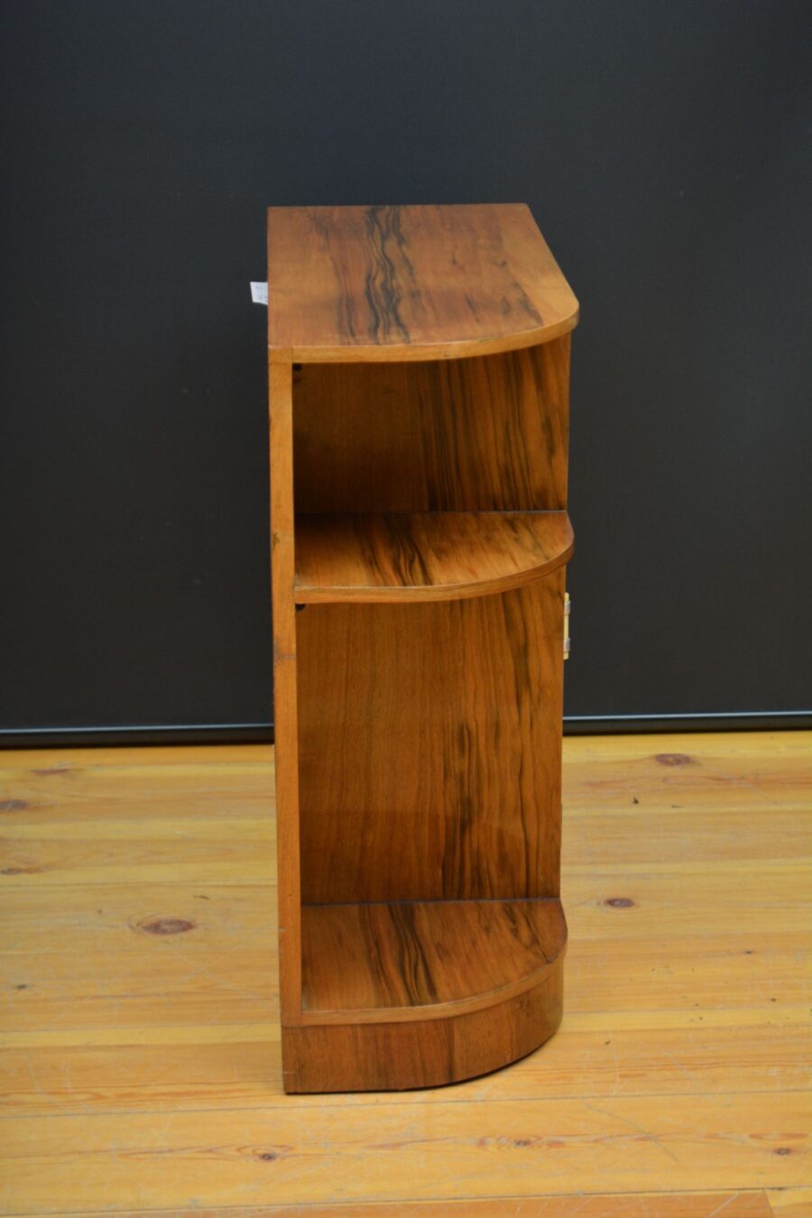 Low Art Deco Figured Walnut Cabinet / TV Stand - Image 13