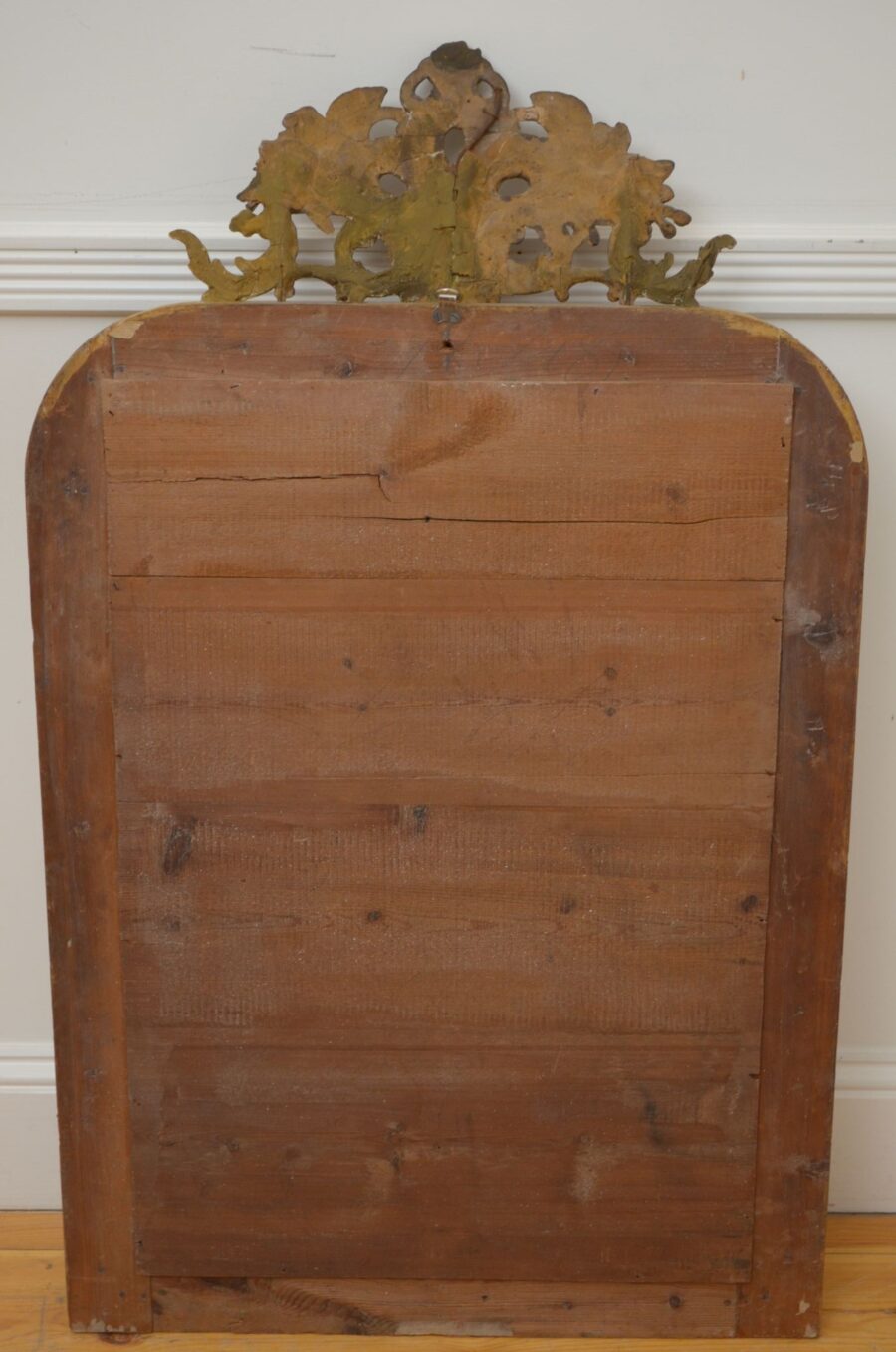 19th Century French Gilded Pier Mirror H111cm - Image 14