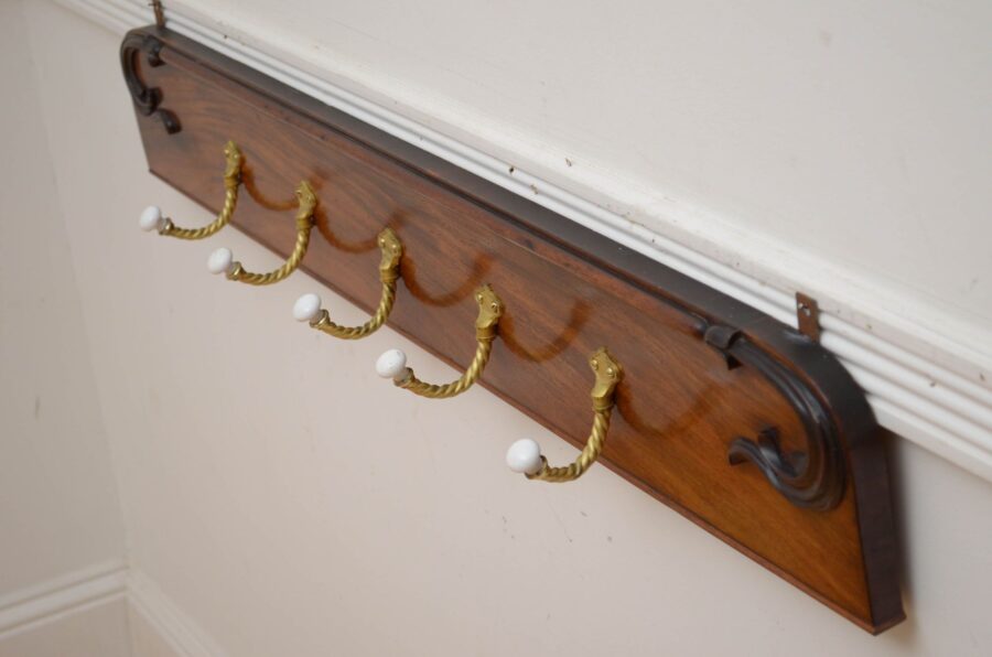 English Antique Coat hooks Coat Rack - Image 4