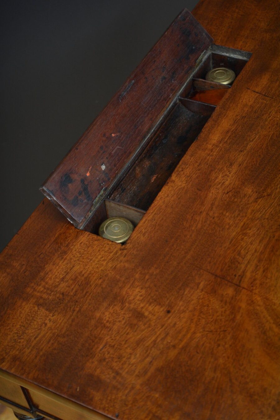 Fine George III Mahogany Side Table / Writing Table - Image 7