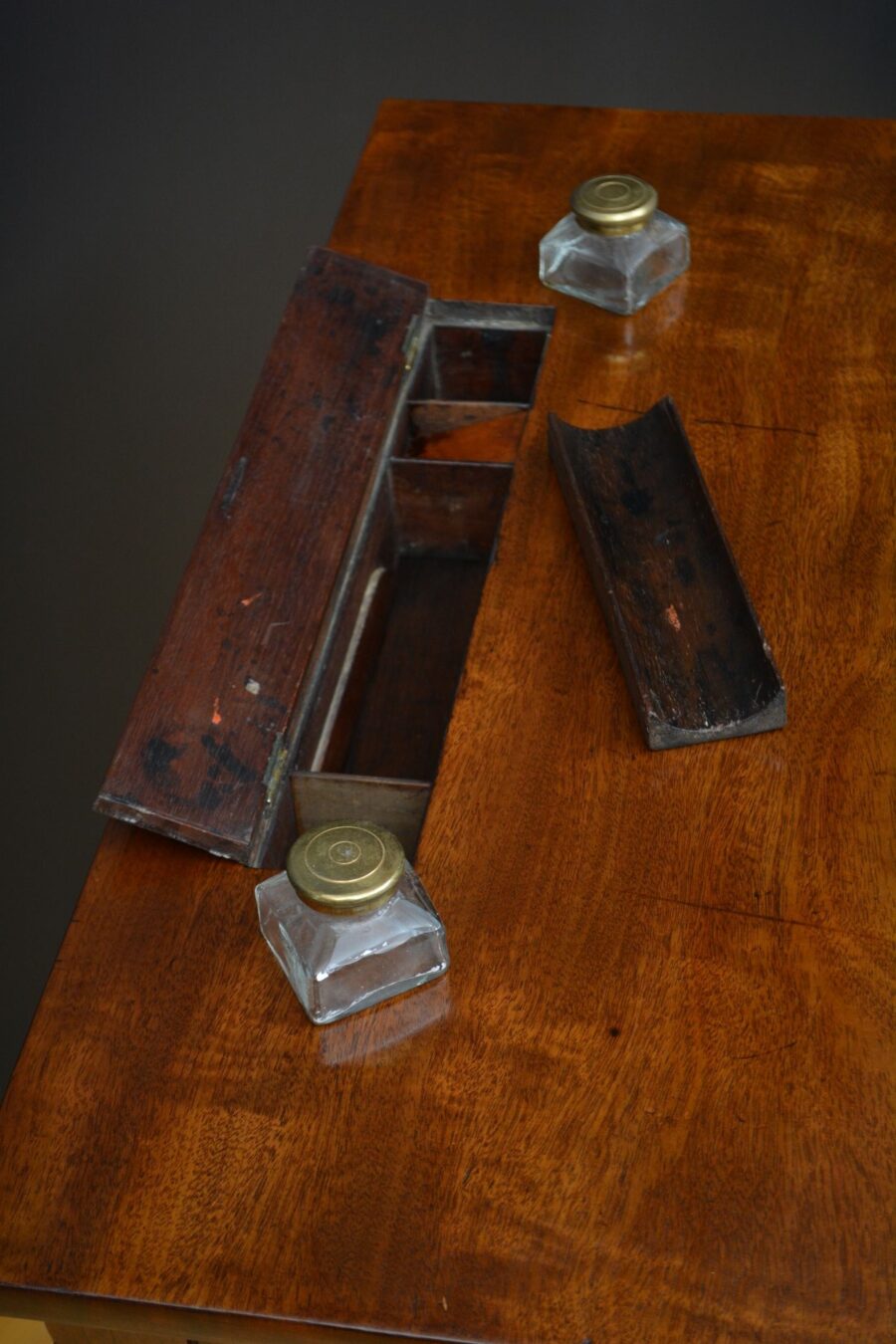 Fine George III Mahogany Side Table / Writing Table - Image 8