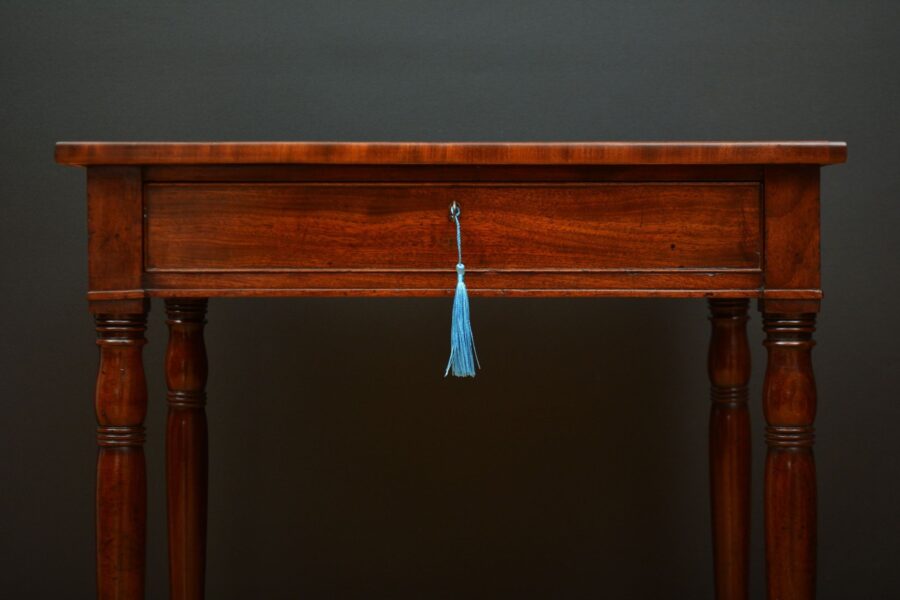 Fine George III Mahogany Side Table / Writing Table - Image 10