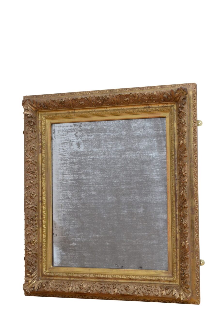 19th Century Giltwood Wall Mirror Gilded Mirror H79cm
