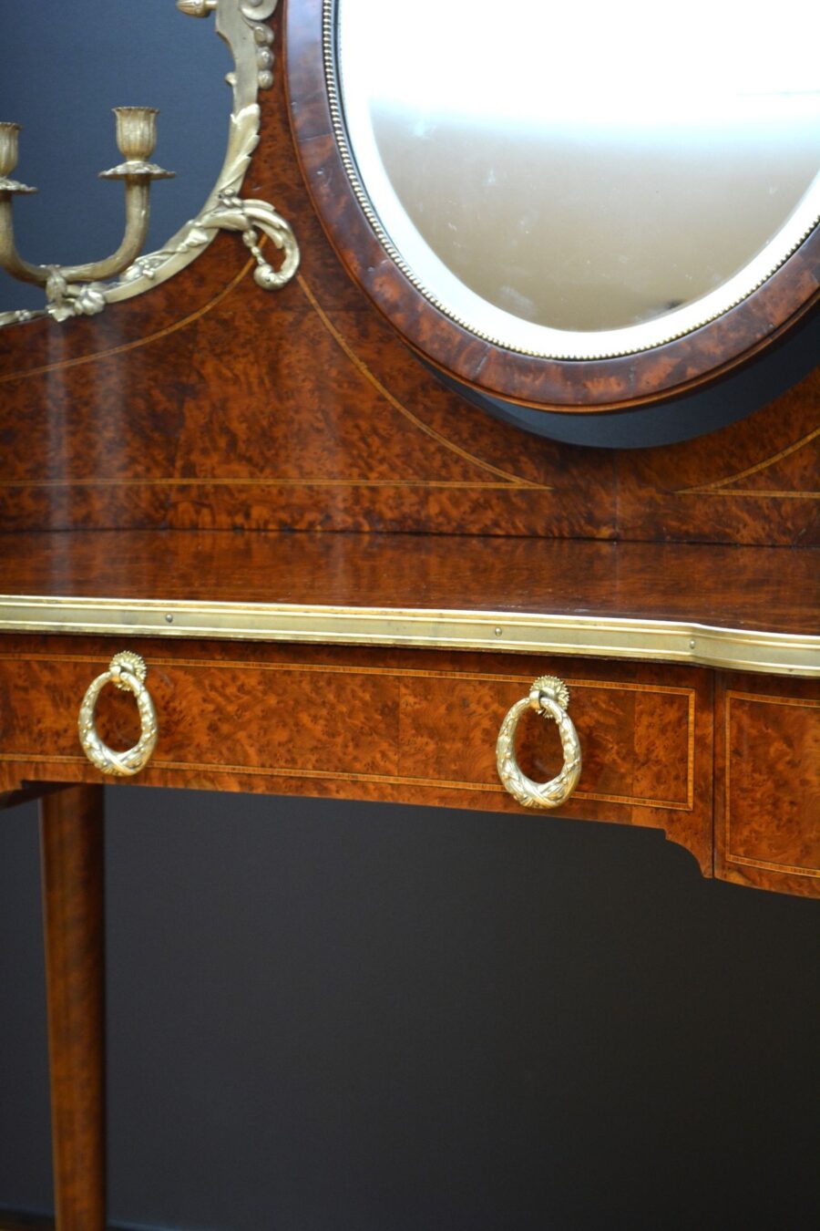Superb French Chateau Shaped Dressing Table - Image 17