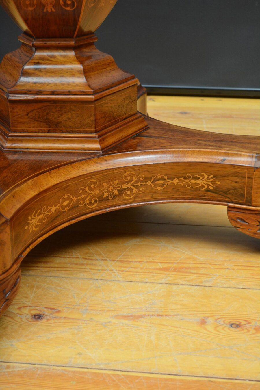 French Inlaid Gueridon Table - Image 17