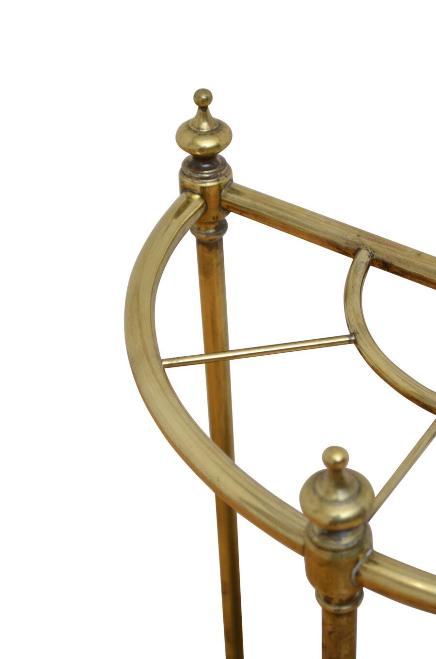 English Victorian Demi Lune Umbrella Stand - Image 2