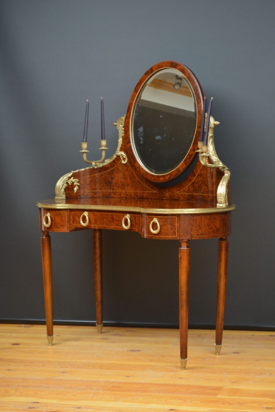 Superb French Chateau Shaped Dressing Table - Image 2
