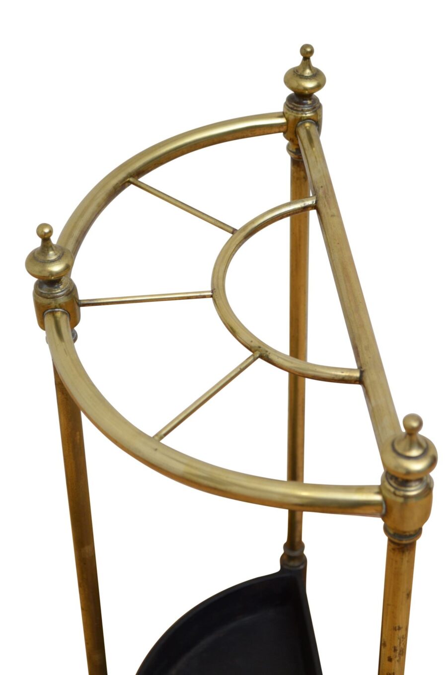 English Victorian Demi Lune Umbrella Stand - Image 3