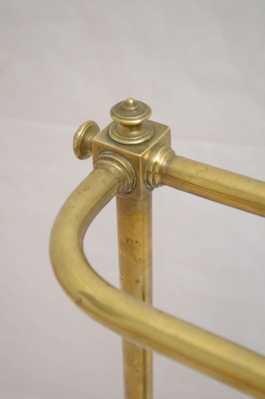 Victorian Brass D Shaped Walking stick Stand Umbrella Stand - Image 3