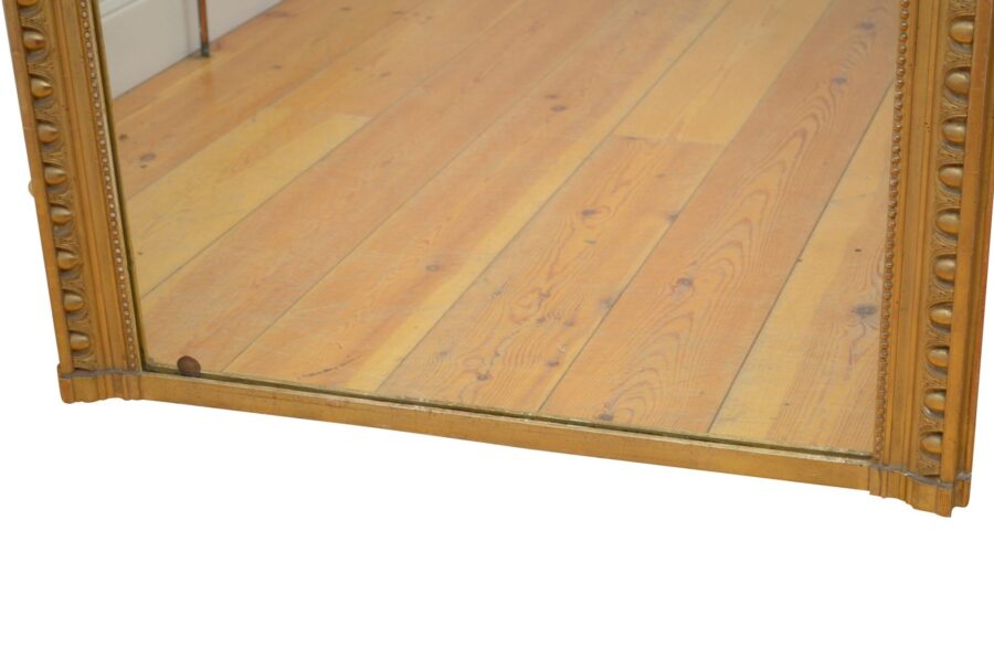 Antique Gold Leaf Wall Mirror H132cm - Image 3