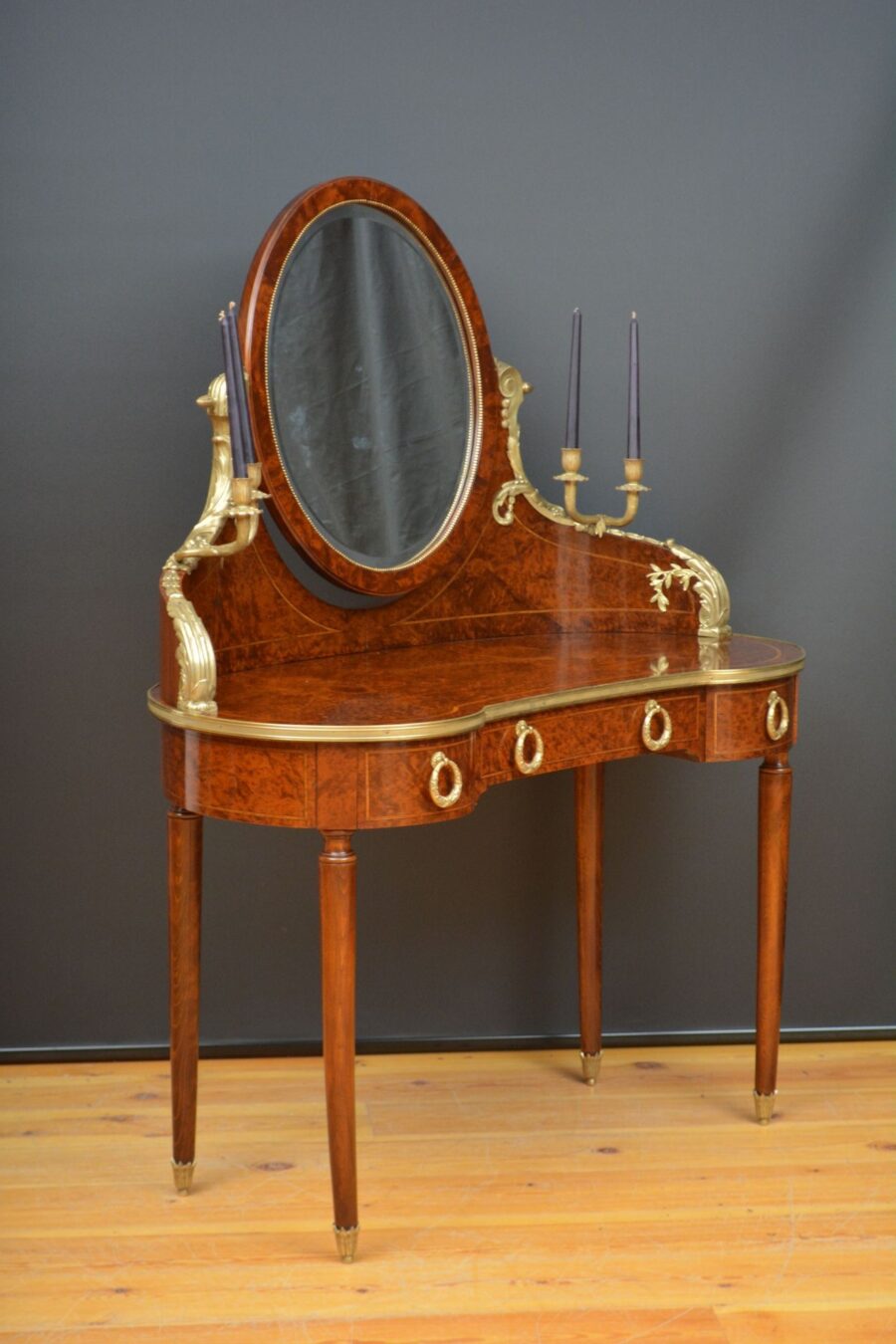 Superb French Chateau Shaped Dressing Table - Image 4