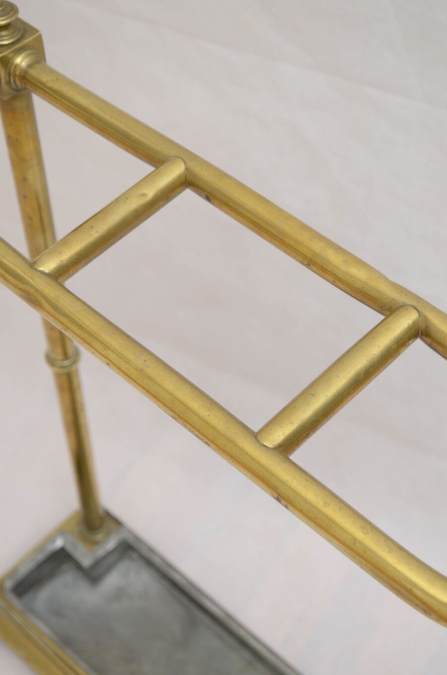 Victorian Brass D Shaped Walking stick Stand Umbrella Stand - Image 5