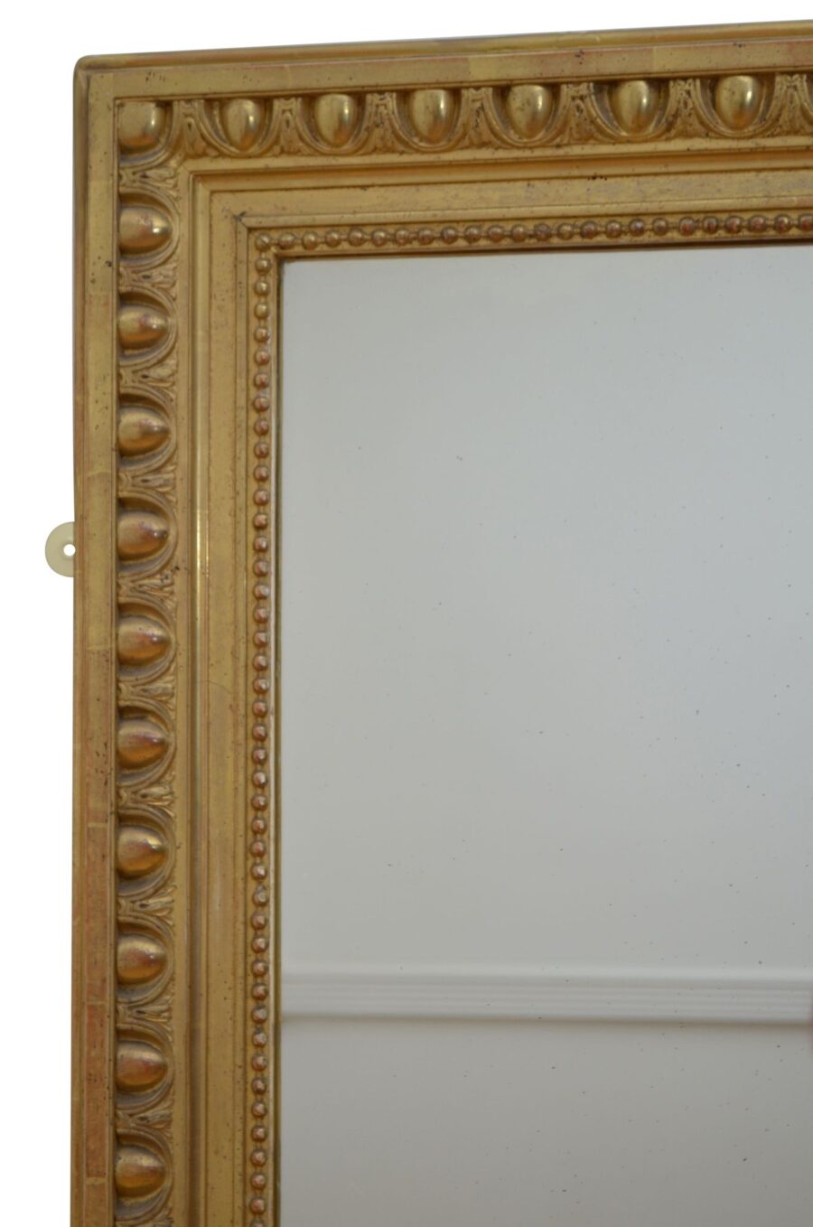 Antique Gold Leaf Wall Mirror H132cm - Image 6