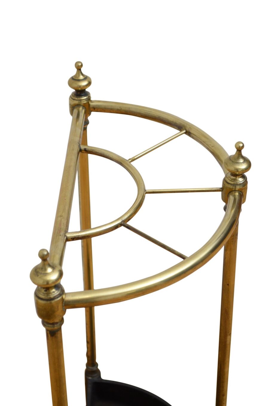 English Victorian Demi Lune Umbrella Stand - Image 7
