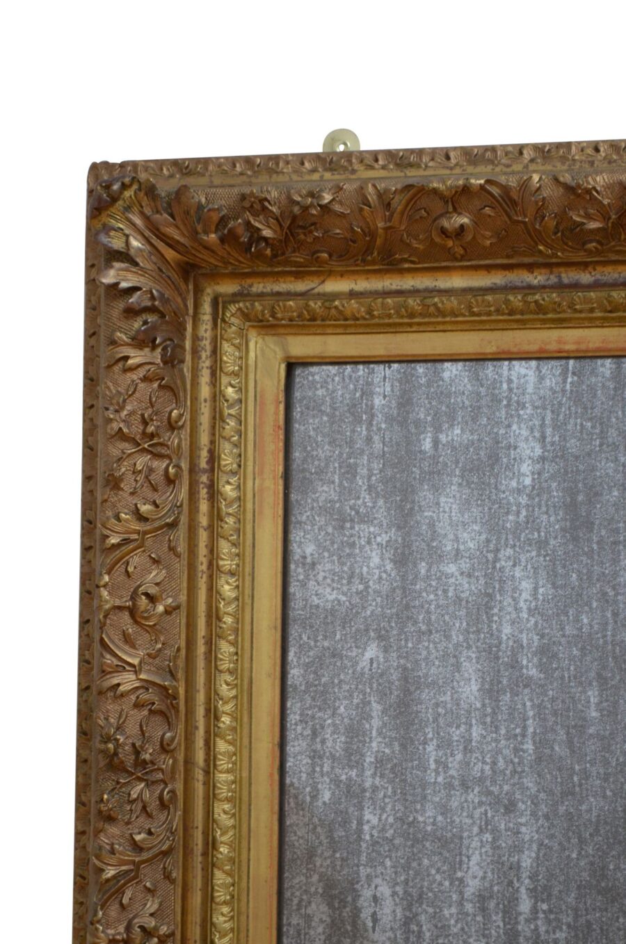 19th Century Giltwood Wall Mirror Gilded Mirror H79cm - Image 8