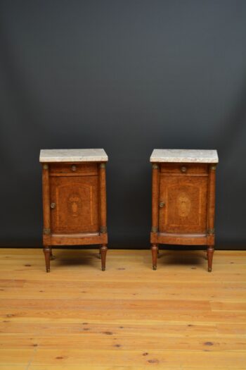 Pair of Turn of The Century Bedside Cabinets