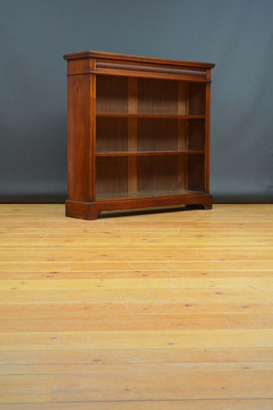 Late Victorian Open Bookcase in Walnut - Image 3